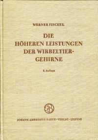 Fischel, Die höheren Leistungen der Wirbeltiergehirne. (Umschlag)