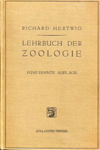 Hertwig, Lehrbuch der Zoologie. (Umschlag)