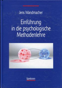 Wandmacher, Einführung in die psychologische Methodenlehre. (Einband)