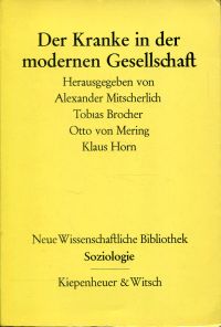 Mitscherlich, Der  Kranke in der modernen Gesellschaft. (Umschlag)
