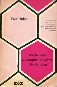 Huber, Kirche und anthroposophisches Christentum. (Umschlag)