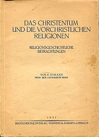 Eymann, Das Christentum und die vorchristlichen Religionen. (Umschlag)