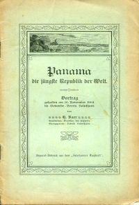 Baer, Panama, die jüngste Republik der Welt. (Umschlag)