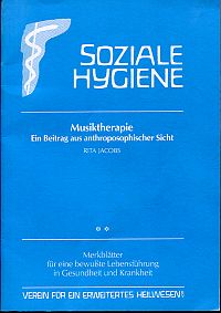 Jacobs, Musiktherapie. (Umschlag)