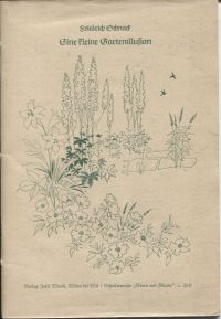 Schnack, Eine  kleine Gartenillusion. (Umschlag)