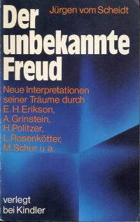 vom Scheidt, Der  unbekannte Freud. (Umschlag)