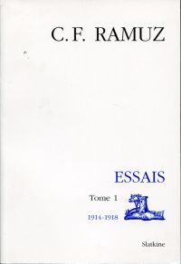 Ramuz, Essais, Tome 1. (Umschlag)