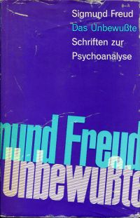 Freud, Das Unbewusste. (Umschlag)