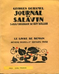 Duhamel, Journal de Salavin. (Umschlag)