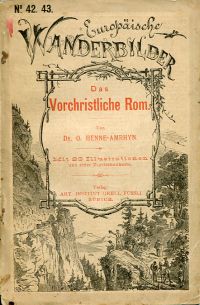 Henne-Am Rhyn, Das vorchristliche Rom. (Umschlag)