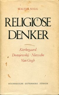 Nigg, Religiöse Denker. (Umschlag)