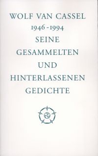 Cassel, Seine gesammelten und hinterlassenen Gedichte. (Umschlag)