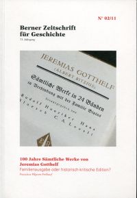 Pilgram-Frühauf, 100 Jahre Sämtliche Werke von Jeremias Gotthelf. (Umschlag)