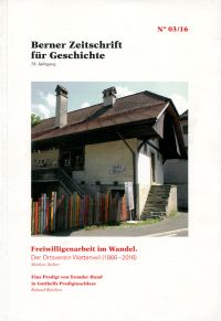 Sieber, Freiwilligenarbeit im Wandel. (Umschlag)