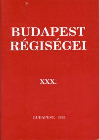 Budapest régiségei, XXX. (Umschlag)