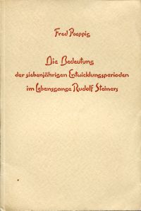 Poeppig, Die Bedeutung der siebenjährigen Entwicklungsperioden im Lebensgange Ru (Umschlag)