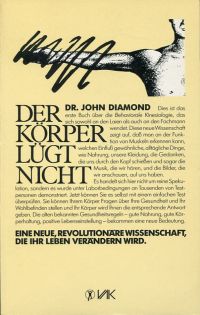 Diamond, Der  Körper lügt nicht. (Umschlag)