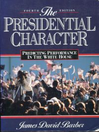 Barber, The presidential character. (Umschlag)