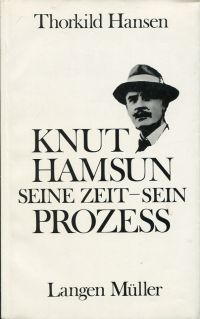 Hansen, Knut Hamsun. (Umschlag)