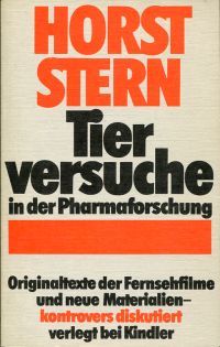 Stern, Tierversuche in der Pharmaforschung. (Umschlag)