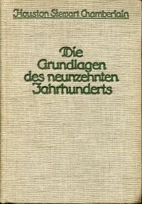 Chamberlain, Die Grundlagen des 19. Jahrhunderts. (Umschlag)