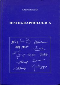 Halder, Histographologica. (Umschlag)