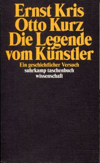 Kris, Die Legende vom Künstler. (Umschlag)