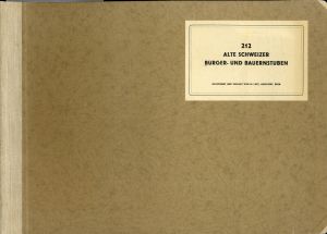 Lutz, Alte Schweizer Bürger- und Bauernstuben. (Umschlag)