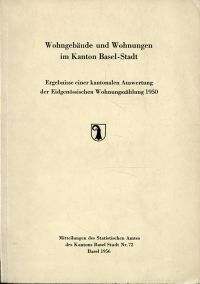Wohngebäude und Wohnungen im Kanton Basel-Stadt. (Umschlag)