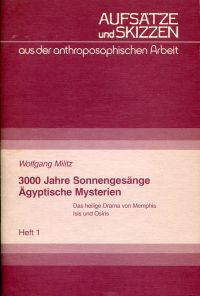 Militz, 3000 Jahre Sonnengesänge, ägyptische Mysterien. (Umschlag)