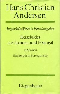 Andersen, Reisebilder aus Spanien und Portugal. (Umschlag)