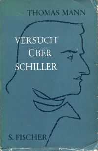 Mann, Versuch über Schiller. (Umschlag)