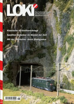LOKI. Das Schweizer Magazin für Eisenbahn- und Modellbahnfreunde, 6 (2000) (Umschlag)