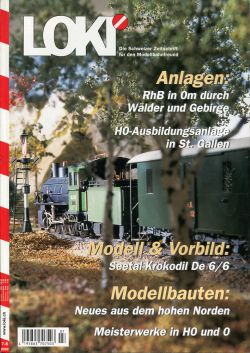 LOKI. Das Schweizer Magazin für Eisenbahn- und Modellbahnfreunde, 7-8 (2002) (Umschlag)