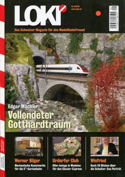 LOKI. Das Schweizer Magazin für Eisenbahn- und Modellbahnfreunde, 9 (2012) (Umschlag)