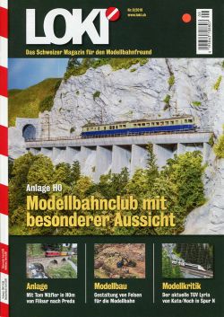 LOKI. Das Schweizer Magazin für Eisenbahn- und Modellbahnfreunde, 9 (2016) (Umschlag)