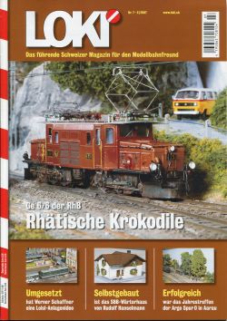 LOKI. Das Schweizer Magazin für Eisenbahn- und Modellbahnfreunde, 7-8 (2007) (Umschlag)