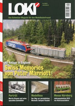 LOKI. Das Schweizer Magazin für Eisenbahn- und Modellbahnfreunde, 4 (2013) (Umschlag)
