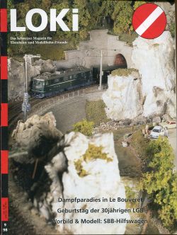 LOKI. Das Schweizer Magazin für Eisenbahn- und Modellbahnfreunde, 9 (1998) (Umschlag)