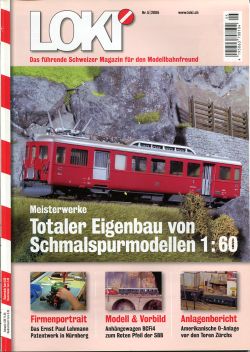 LOKI. Das Schweizer Magazin für Eisenbahn- und Modellbahnfreunde, 5 (2005) (Umschlag)