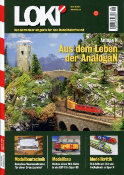 LOKI. Das Schweizer Magazin für Eisenbahn- und Modellbahnfreunde, 7-8 (2017) (Umschlag)