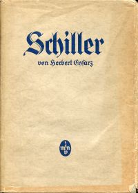 Cysarz, Schiller. (Umschlag)