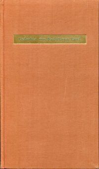 Tavel, Gedanken von Rudolf von Tavel. (Umschlag)