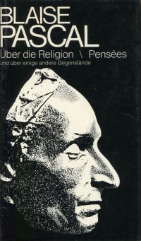 Pascal, Über die Religion und über einige andere Gegenstände (Pensées). (Umschlag)