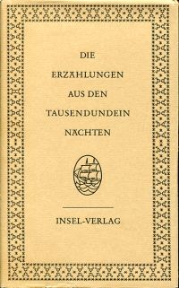 Littmann, Die Erzählungen aus den tausendundein Nächten, Band 5. (Umschlag)