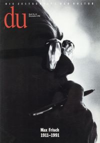 Frisch, Max Frisch 1911-1991. (Umschlag)