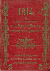 Fain, 1814. (Umschlag)