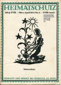 Heimatschutz, Ligue pour la Beauté, Jahrgang 18 (1923), Hefte 2, 3, 4, 6, 7, 8 ( (Umschlag)