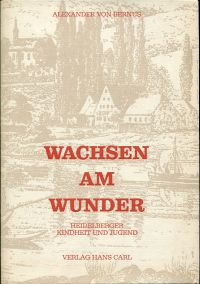 Bernus, Wachsen am Wunder. (Umschlag)