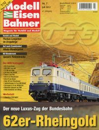 Modelleisenbahner, Nr.7/2012. (Umschlag)